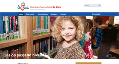 Desktop Screenshot of basisschooldesluis.nl